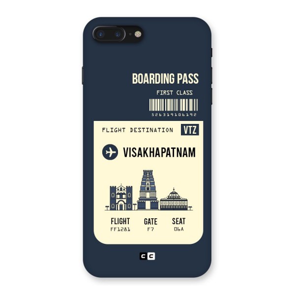 Vishakapatnam Boarding Pass Back Case for iPhone 7 Plus