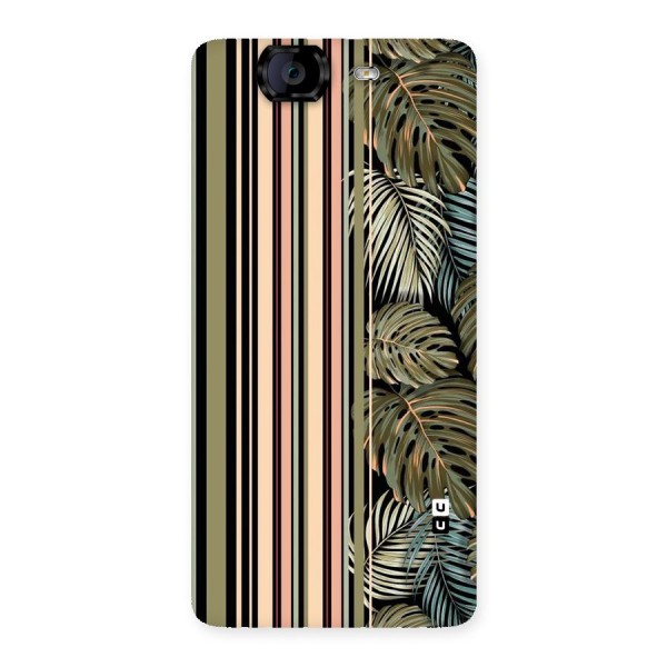 Visual Art Leafs Back Case for Canvas Knight A350