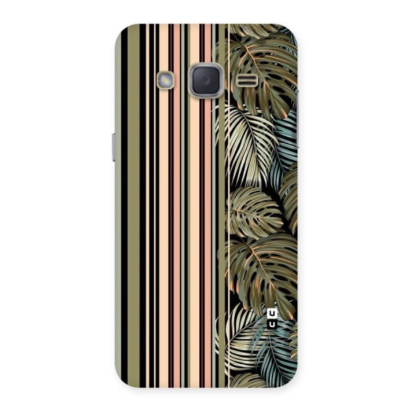 Visual Art Leafs Back Case for Galaxy J2