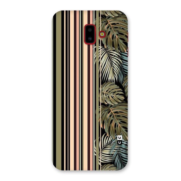 Visual Art Leafs Back Case for Galaxy J6 Plus