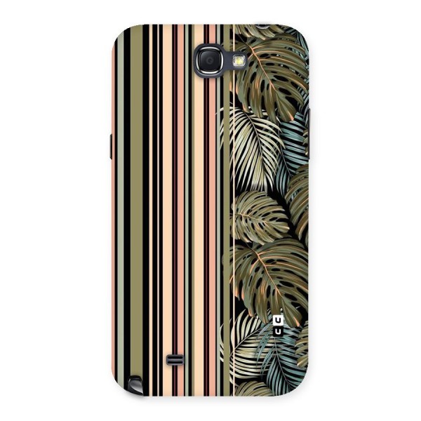 Visual Art Leafs Back Case for Galaxy Note 2