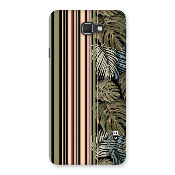 Visual Art Leafs Back Case for Galaxy On7 2016