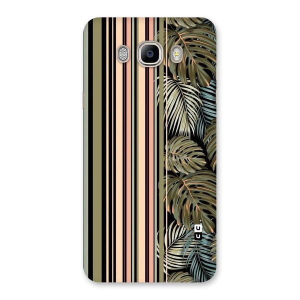 Visual Art Leafs Back Case for Galaxy On8