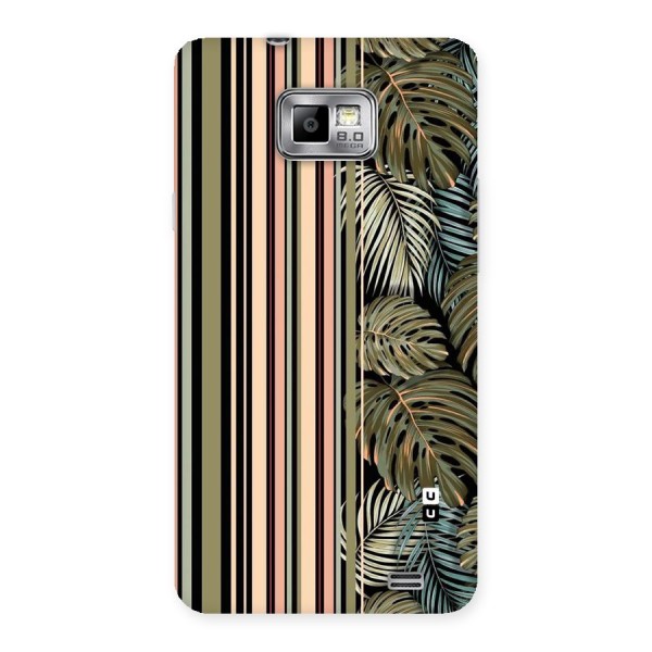 Visual Art Leafs Back Case for Galaxy S2