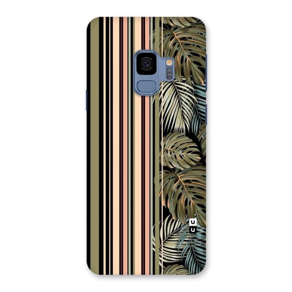 Visual Art Leafs Back Case for Galaxy S9