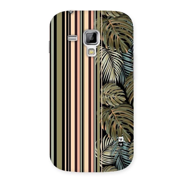 Visual Art Leafs Back Case for Galaxy S Duos