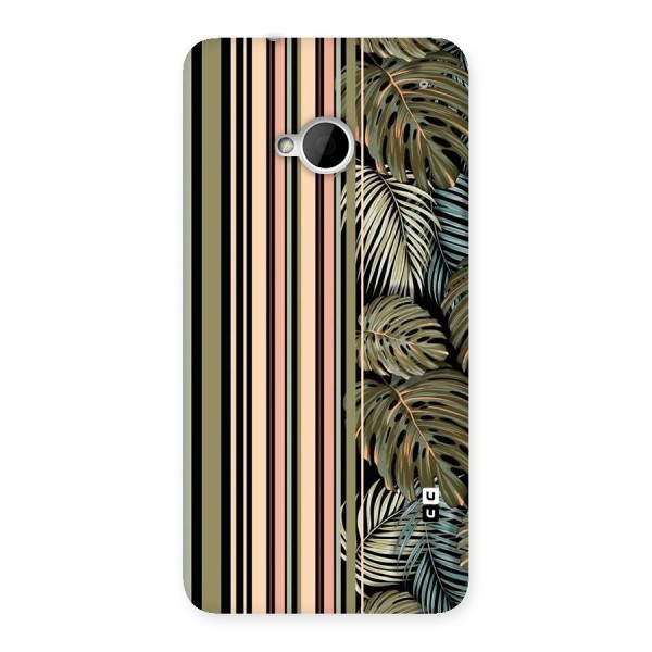 Visual Art Leafs Back Case for HTC One M7
