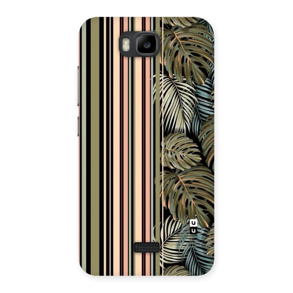 Visual Art Leafs Back Case for Honor Bee