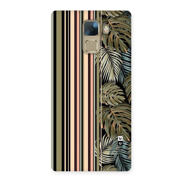 Visual Art Leafs Back Case for Huawei Honor 7