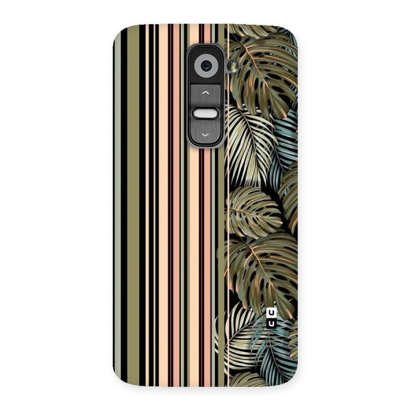 Visual Art Leafs Back Case for LG G2