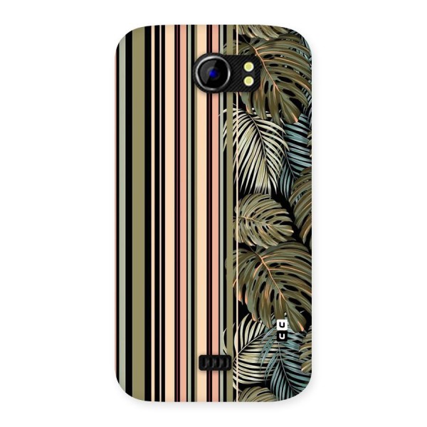 Visual Art Leafs Back Case for Micromax Canvas 2 A110