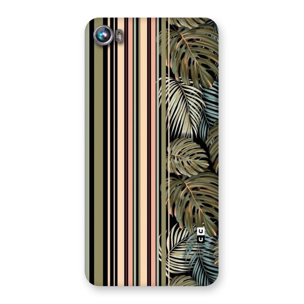 Visual Art Leafs Back Case for Micromax Canvas Fire 4 A107