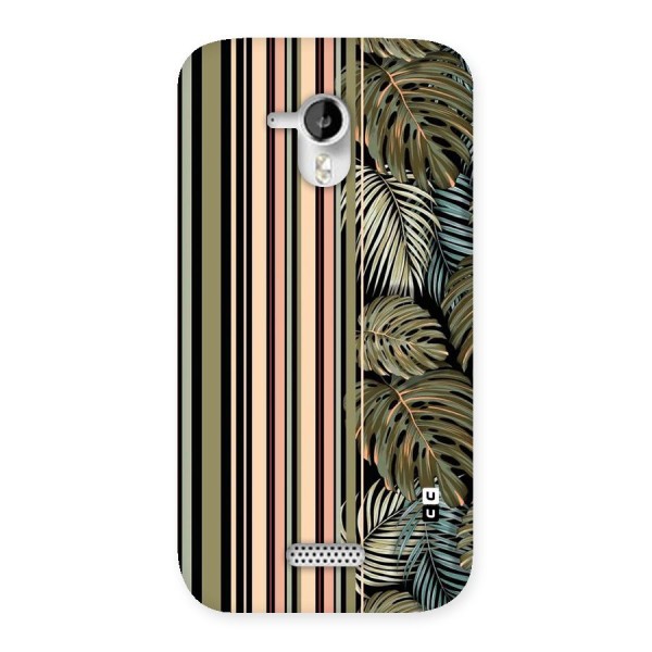 Visual Art Leafs Back Case for Micromax Canvas HD A116
