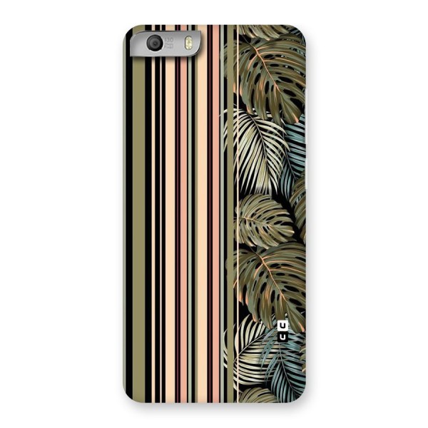 Visual Art Leafs Back Case for Micromax Canvas Knight 2