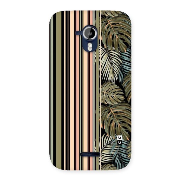 Visual Art Leafs Back Case for Micromax Canvas Magnus A117