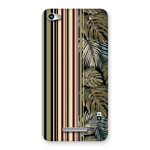 Visual Art Leafs Back Case for Micromax Hue 2