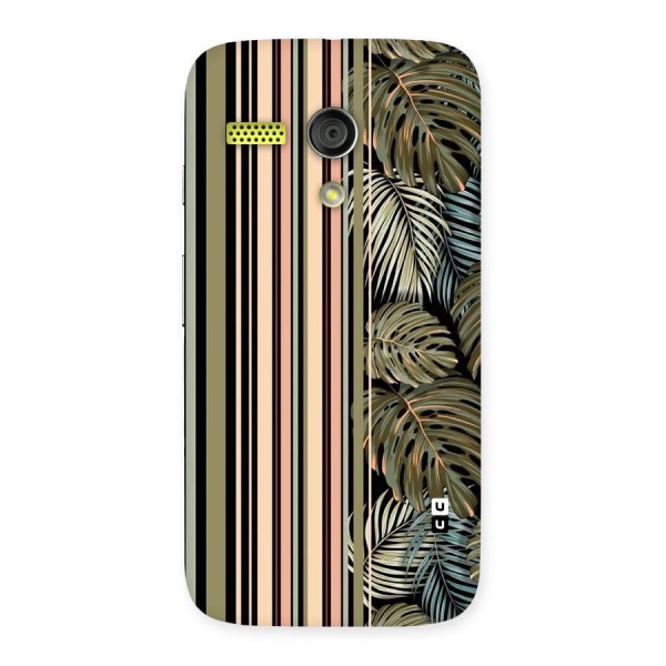 Visual Art Leafs Back Case for Moto G