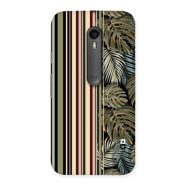 Visual Art Leafs Back Case for Moto G3