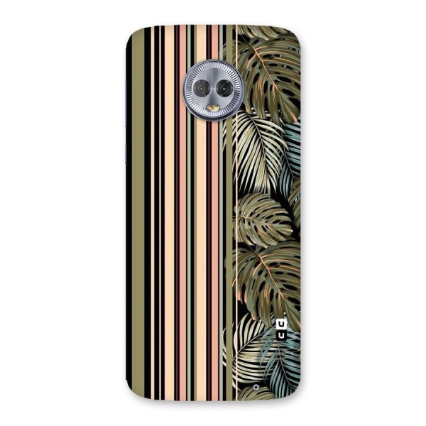 Visual Art Leafs Back Case for Moto G6 Plus