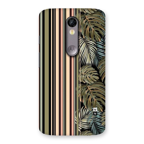 Visual Art Leafs Back Case for Moto X Force