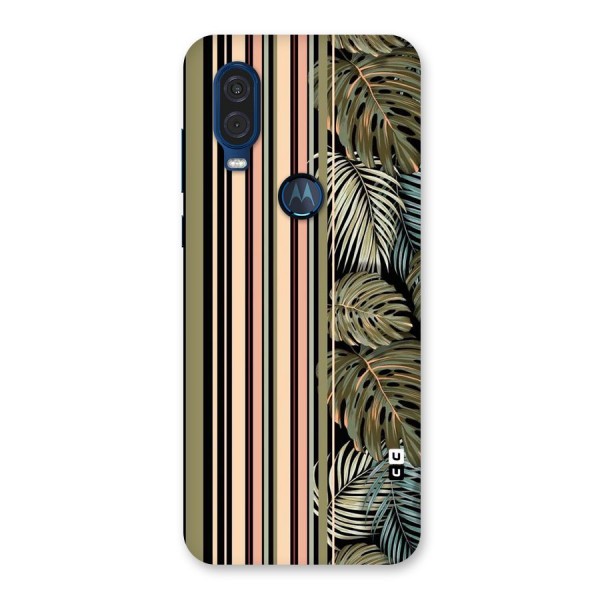 Visual Art Leafs Back Case for Motorola One Vision