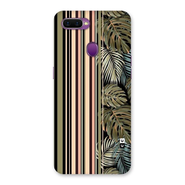 Visual Art Leafs Back Case for Oppo F9