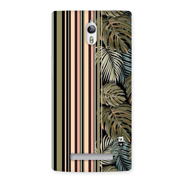 Visual Art Leafs Back Case for Oppo Find 7