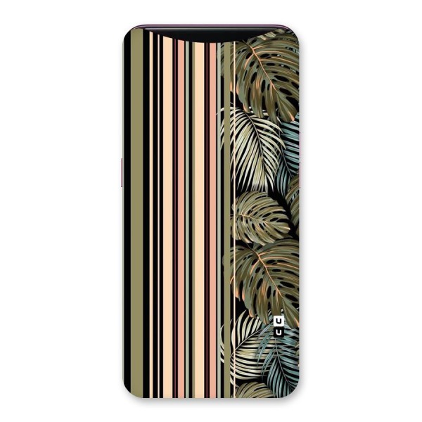 Visual Art Leafs Back Case for Oppo Find X