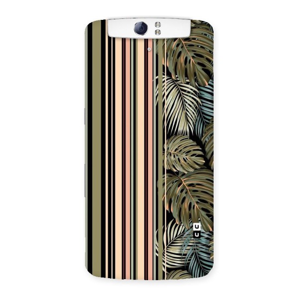 Visual Art Leafs Back Case for Oppo N1