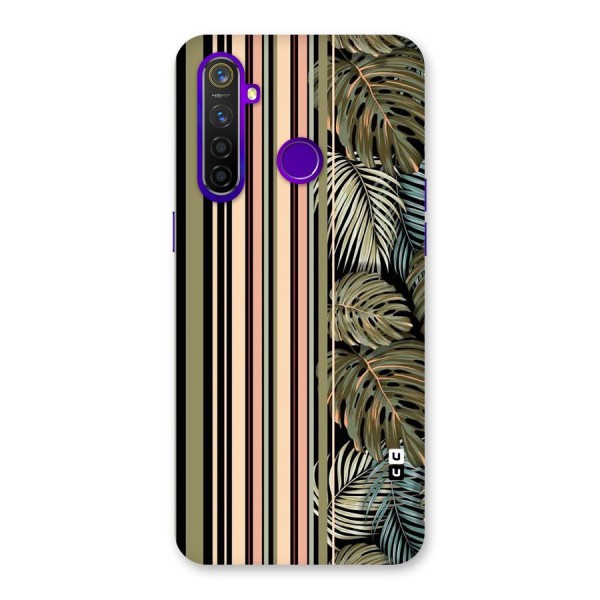 Visual Art Leafs Back Case for Realme 5 Pro