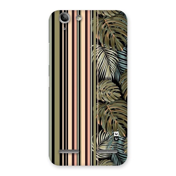 Visual Art Leafs Back Case for Vibe K5