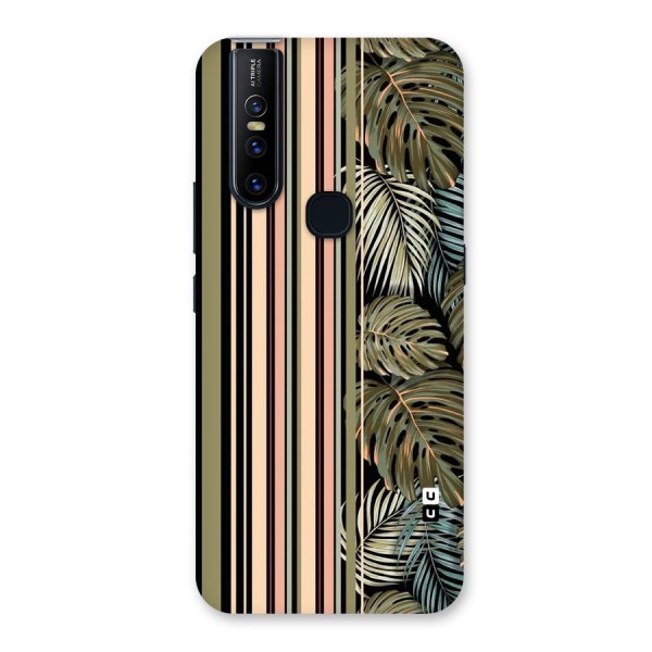 Visual Art Leafs Back Case for Vivo V15