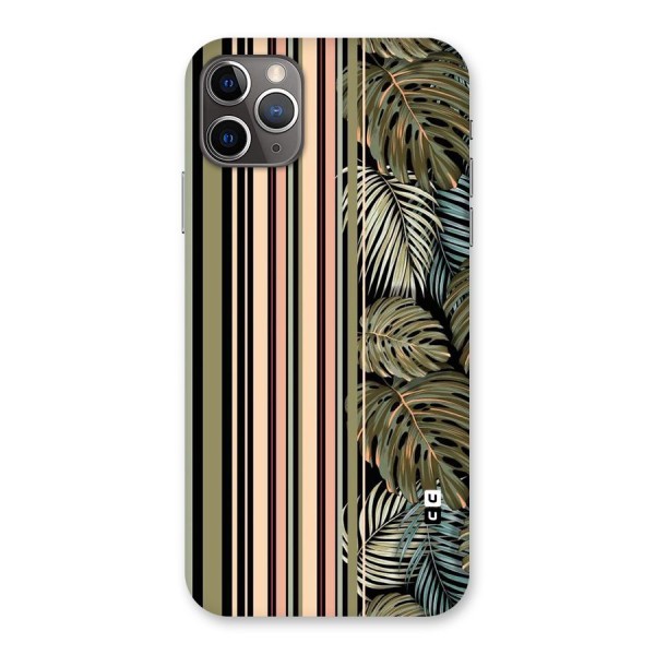 Visual Art Leafs Back Case for iPhone 11 Pro Max