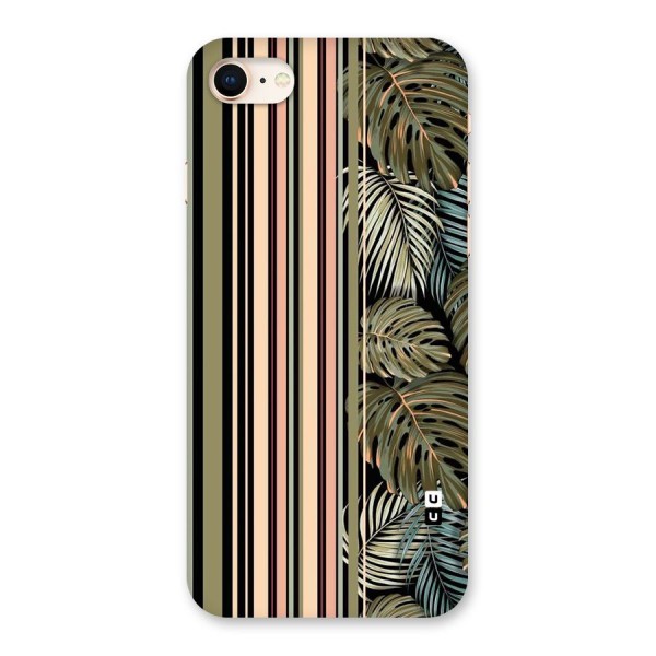 Visual Art Leafs Back Case for iPhone 8