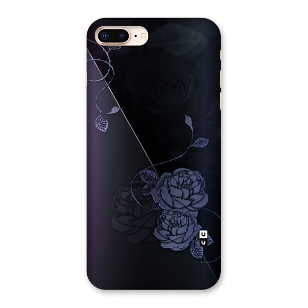 Voilet Floral Design Back Case for iPhone 8 Plus