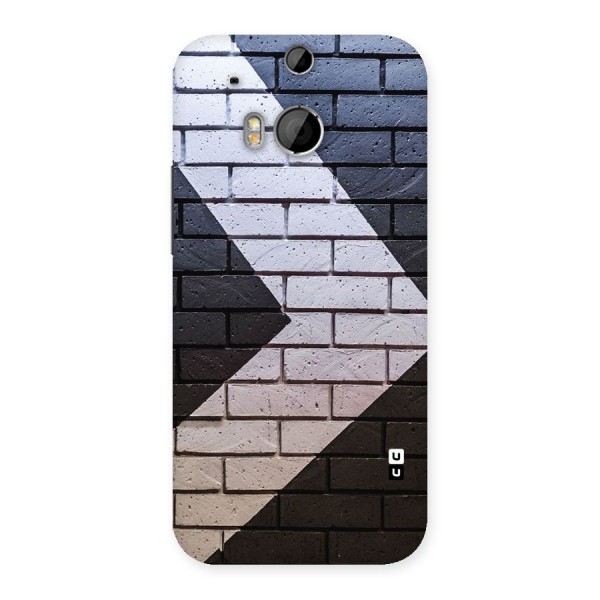 Wall Arrow Design Back Case for HTC One M8