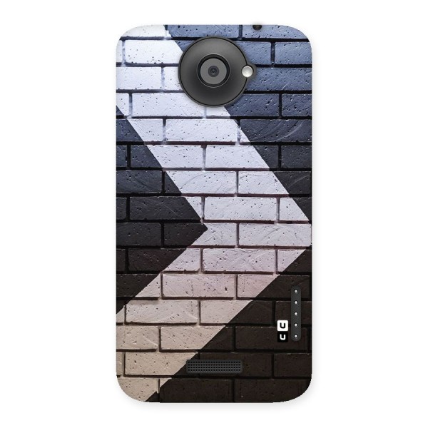 Wall Arrow Design Back Case for HTC One X