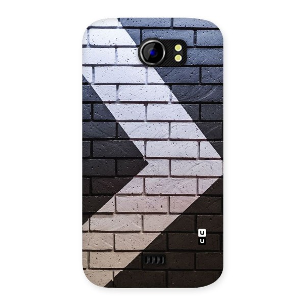 Wall Arrow Design Back Case for Micromax Canvas 2 A110