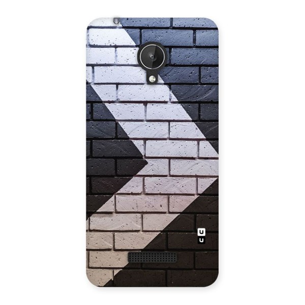 Wall Arrow Design Back Case for Micromax Canvas Spark Q380