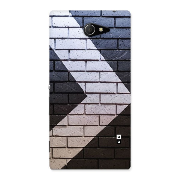 Wall Arrow Design Back Case for Sony Xperia M2