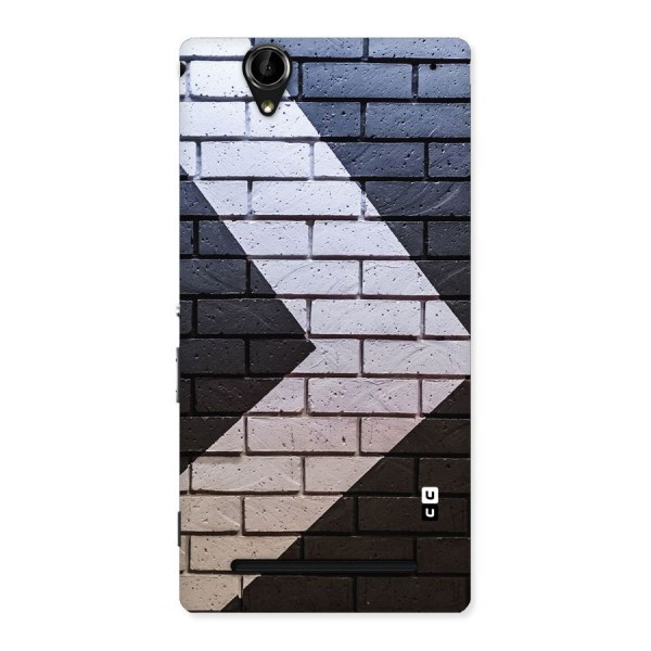 Wall Arrow Design Back Case for Sony Xperia T2