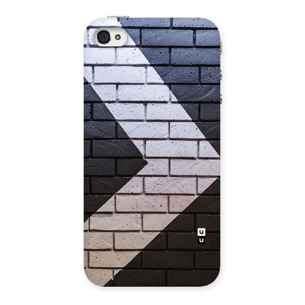 Wall Arrow Design Back Case for iPhone 4 4s