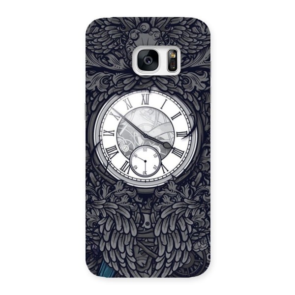 Wall Clock Back Case for Galaxy S7 Edge