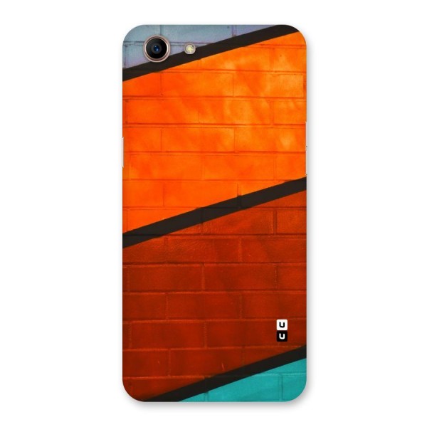 Wall Diagonal Stripes Back Case for Oppo A83 (2018)