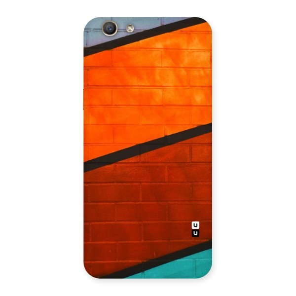 Wall Diagonal Stripes Back Case for Oppo F1s