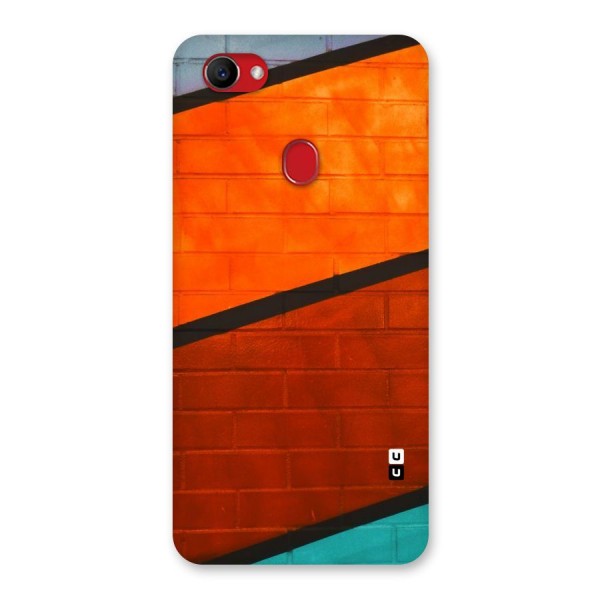 Wall Diagonal Stripes Back Case for Oppo F7