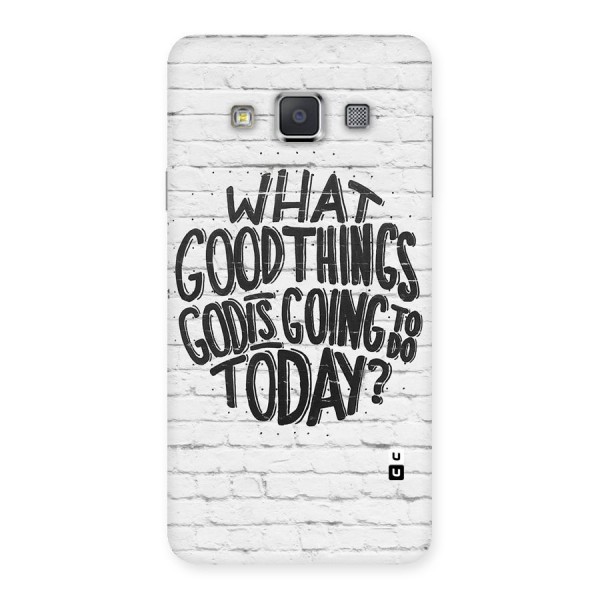 Wall Good Back Case for Galaxy A3