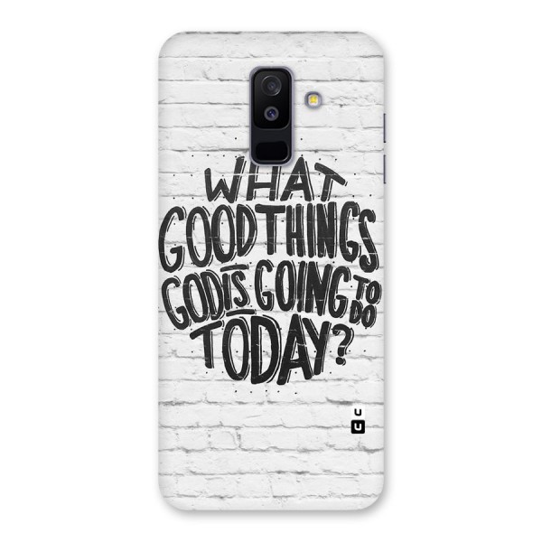 Wall Good Back Case for Galaxy A6 Plus