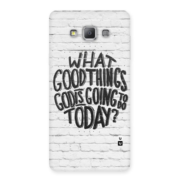 Wall Good Back Case for Galaxy A7