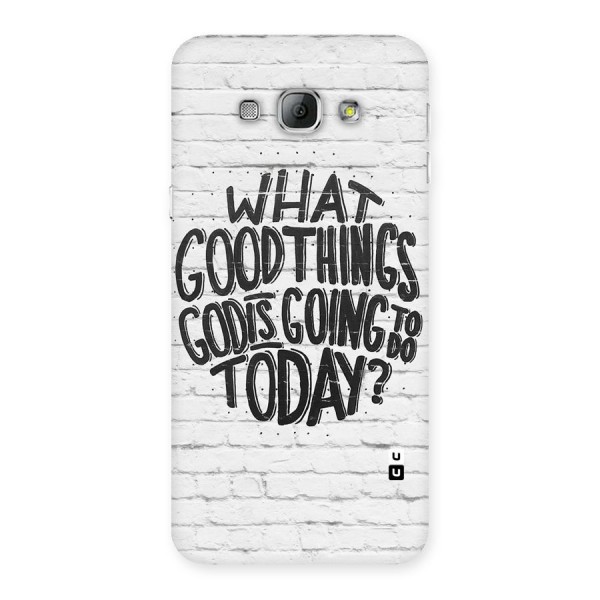 Wall Good Back Case for Galaxy A8